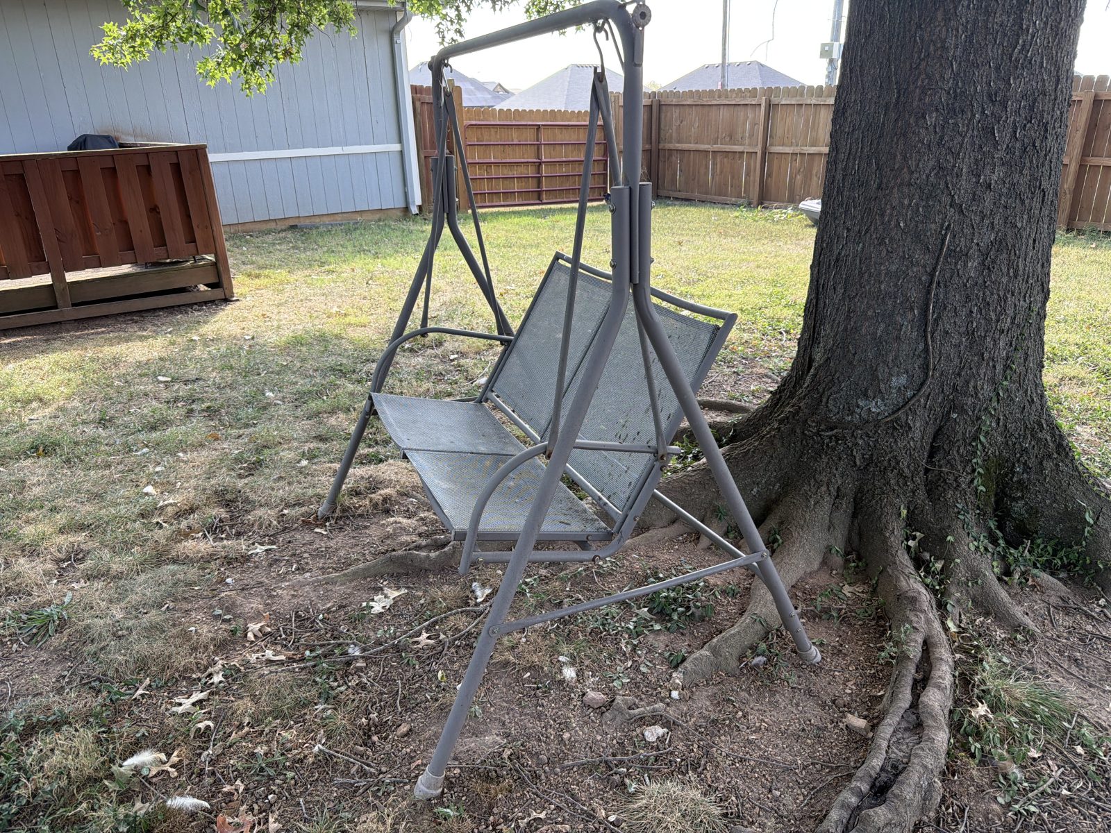 Double Seat Garden Swing