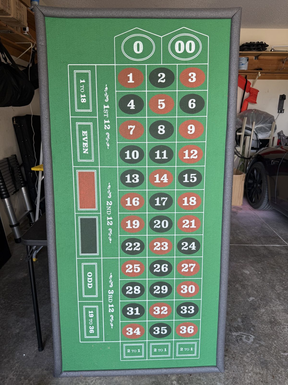 Full Custom Made Roulette Table Top